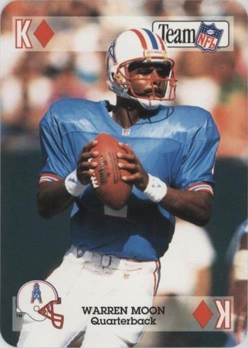 1992 Sport Decks Team NFL Star Cards Playing Cards Warren Moon #KD