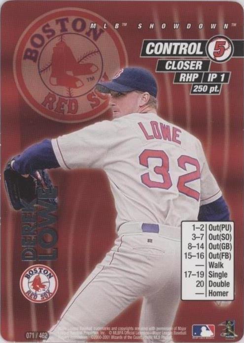 2001 MLB Showdown - Derek Lowe #071