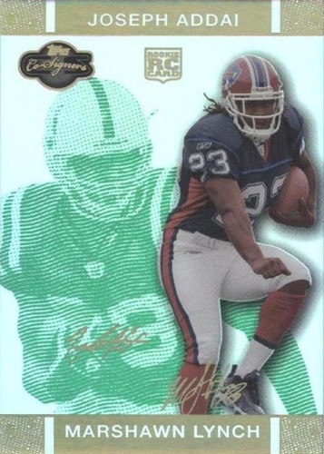 2007 Topps Co-Signers Joseph Addai Marshawn Lynch #69
