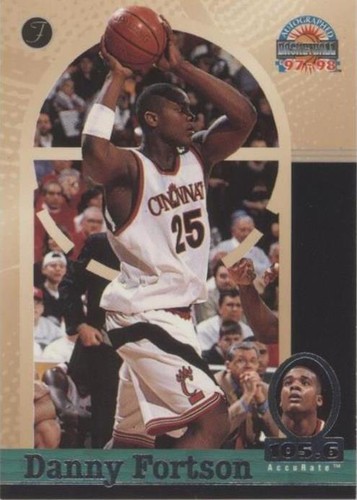 1997 Score Board Autographed Basketball - Danny Fortson #39