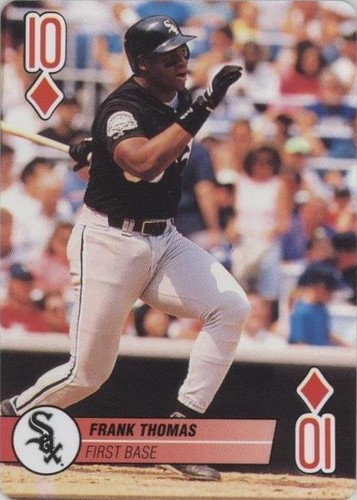 1995 Bicycle Baseball Aces Playing Cards - Frank Thomas #10D