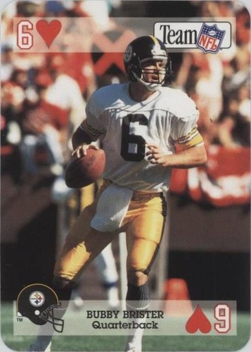 1992 Sport Decks Team NFL Star Cards Playing Cards Bubby Brister #6H