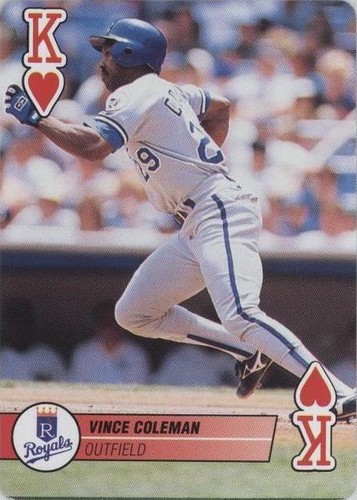 1995 Bicycle Baseball Aces Playing Cards - Vince Coleman #KH