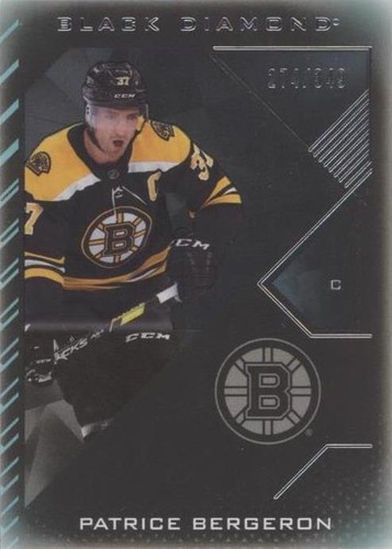 2021-22 Upper Deck Black Diamond - Patrice Bergeron #BDB-PB