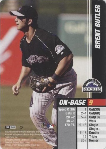 2003 MLB Showdown Trading Deadline - Brent Butler #040