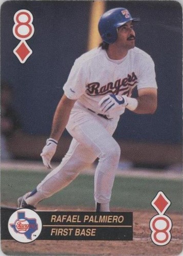 1992 U.S. Playing Card Baseball Aces - Rafael Palmeiro #8D