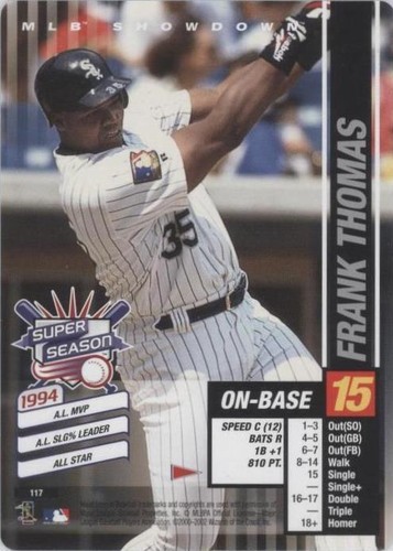 2002 MLB Showdown Pennant Run - Frank Thomas #117