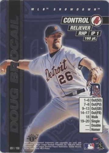 2000 MLB Showdown Pennant Run - Doug Brocail #051