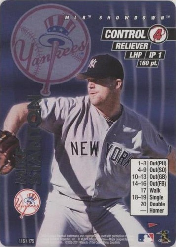 2001 MLB Showdown Pennant Run - Mike Stanton #116