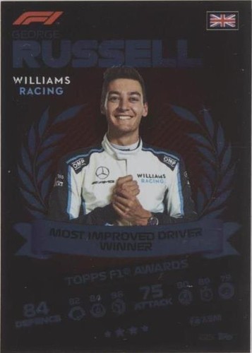 2021 Topps F1 Turbo Attax - George Russell #225