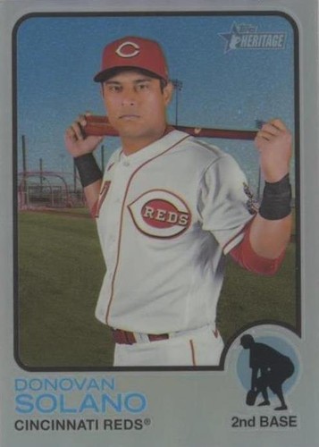 Donovan Solano - 2022 Topps Heritage High Number #656/999 Chrome