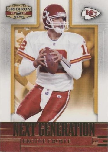 2007 Donruss Gridiron Gear Brodie Croyle #NG-7