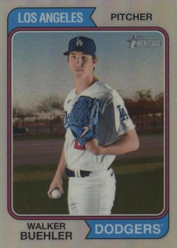 2023 Topps Heritage - Walker Buehler #348