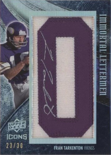 2008 Upper Deck Icons Fran Tarkenton #FT22