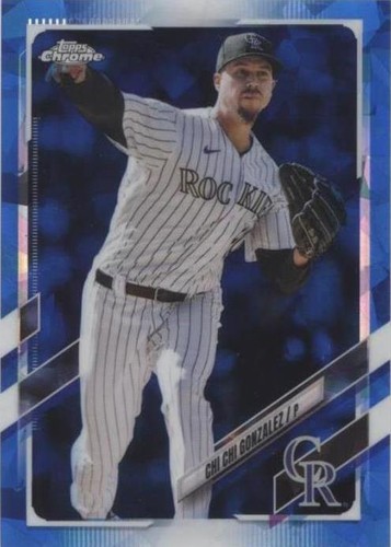 2021 Topps Chrome Update Series Sapphire Edition - Chi Chi Gonzalez #US25