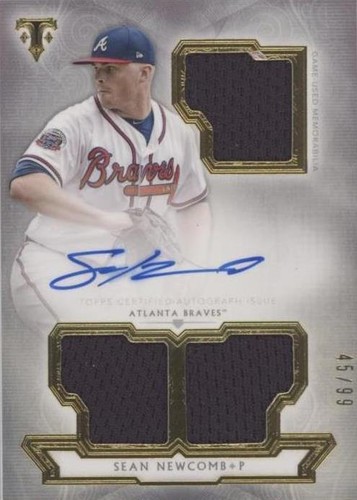 2018 Topps Triple Threads - Sean Newcomb #RFPAR-SN