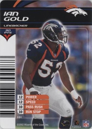 2002-03 NFL Showdown Ian Gold #101