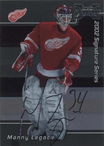 2002-03 In the Game Be A Player Signature Series - Manny Legace #010