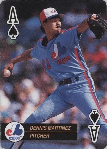 1992 U.S. Playing Card Baseball Aces - Dennis Martinez #AS