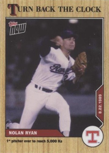 2020 Topps Now Turn Back the Clock - Nolan Ryan #145