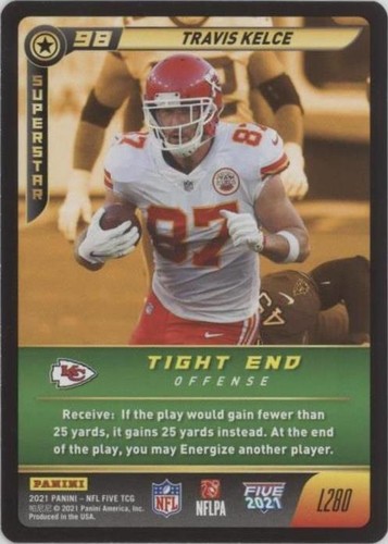 2021 Panini NFL Five TCG Travis Kelce #L280