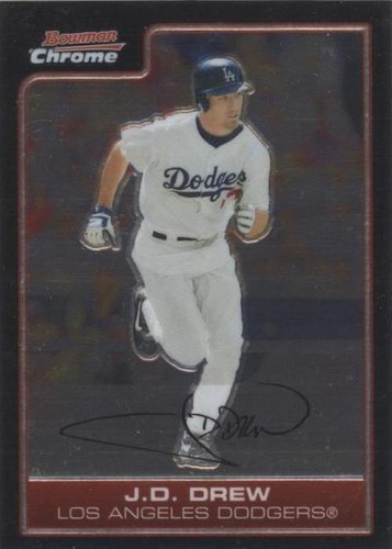 2006 Bowman Chrome - J.D. Drew #119