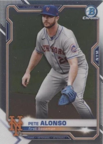 2021 Bowman #86 PETE ALONSO New York Mets 2020 #98 Both Free