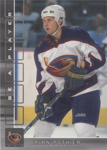 2001-02 In the Game Be A Player Memorabilia - Brian Pothier #408