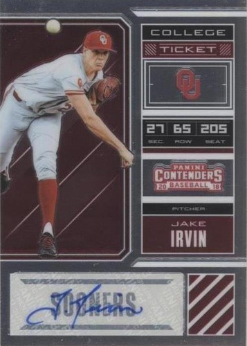 2018 Panini Elite Extra Edition - Jake Irvin #JI