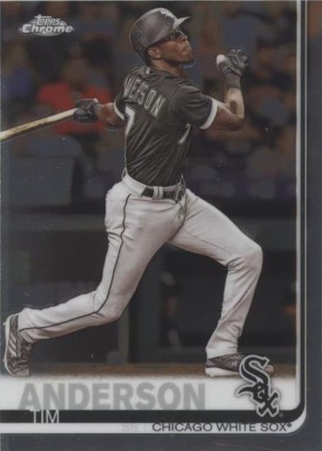 2019 Topps Chrome - Tim Anderson #186