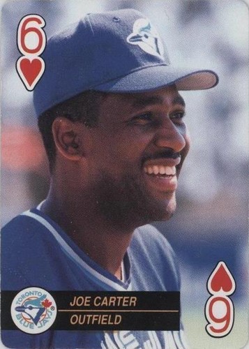 1992 U.S. Playing Card Baseball Aces - Joe Carter #6H