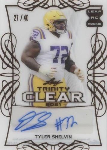 2021 Leaf Trinity Tyler Shelvin #CA-TS2