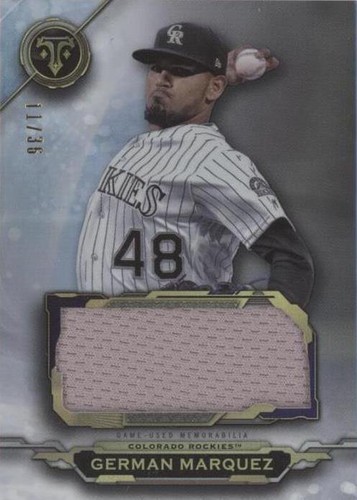 2019 Topps Triple Threads - German Marquez #SJR-GM1