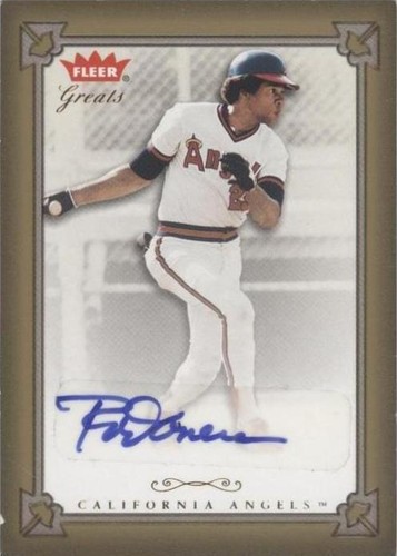 2004 Fleer Greats of the Game - Rod Carew #GBA-RC