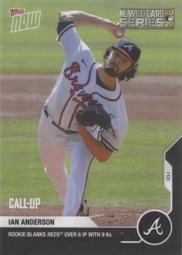 2020 Topps Now - Ian Anderson #346