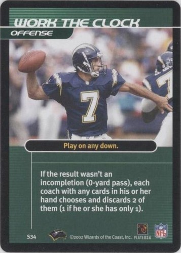 2002-03 NFL Showdown Doug Flutie #S34