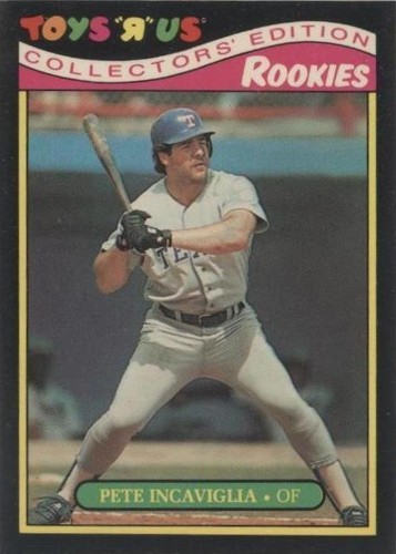 1987 Topps Toys R Us Rookies - Pete Incaviglia #12