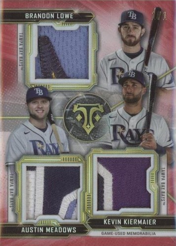 2020 Topps Triple Threads - Austin Meadows Brandon Lowe Kevin Kiermaier #RCC-LMK