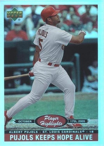 2006 Upper Deck Special F/X - Albert Pujols #PH-22