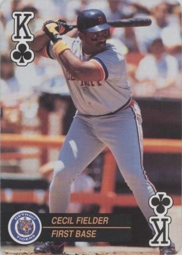 1992 U.S. Playing Card Baseball Aces - Cecil Fielder #KC