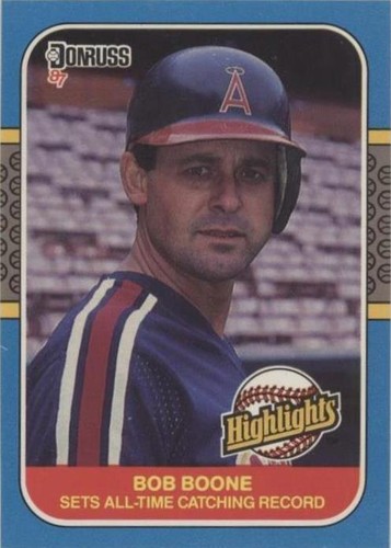 1987 Donruss Highlights - Bob Boone #41