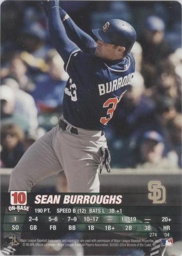 2004 MLB Showdown - Sean Burroughs #274