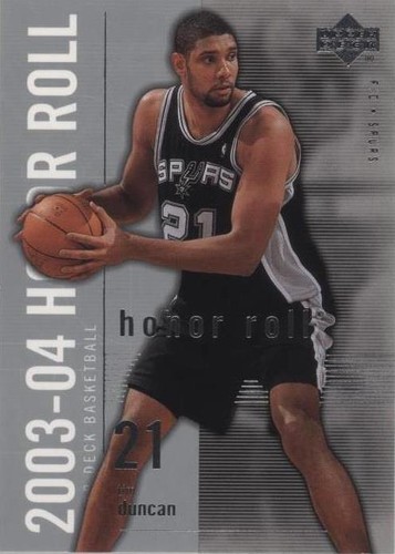 2003-04 Upper Deck Honor Roll - Tim Duncan #77