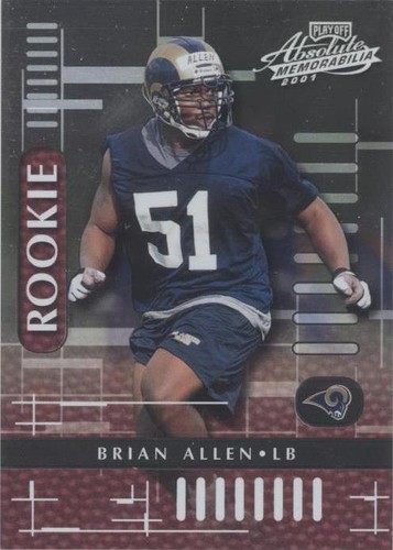 2001 Playoff Absolute Memorabilia Brian Allen #133