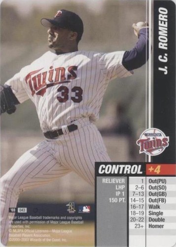 2003 MLB Showdown Trading Deadline - J.C. Romero #043