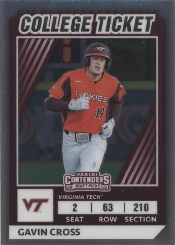 2022 Panini Elite Extra Edition - Gavin Cross #CTO-2