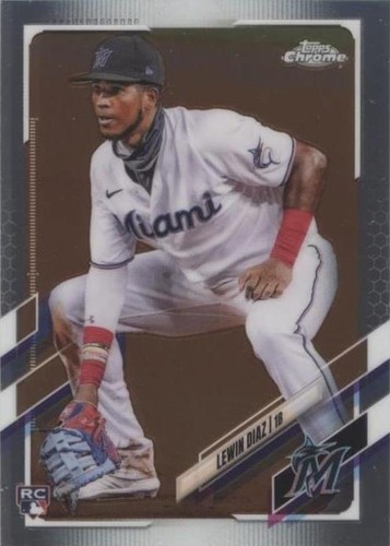 2021 Topps Chrome - Lewin Diaz #83