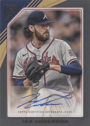 2022 Topps Gallery - Ian Anderson #YSA-IA