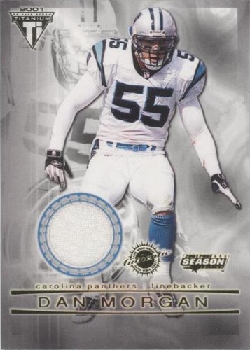 2001 Pacific Private Stock Titanium Postseason Dan Morgan #18