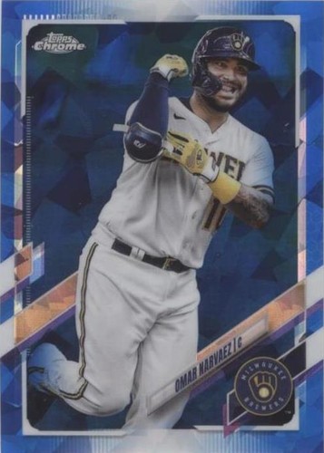 2021 Topps Chrome Sapphire Edition - Omar Narvaez #282